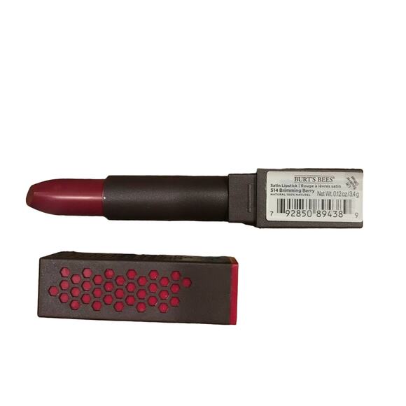 Burt’s Bees Satin Lipstick in Brimming Berry - Picture 1 of 2